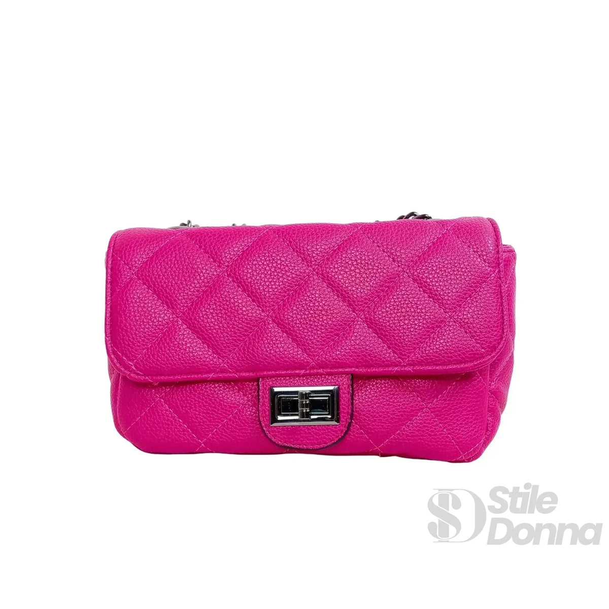 Pouch Clutch in Ecopelle con Catena