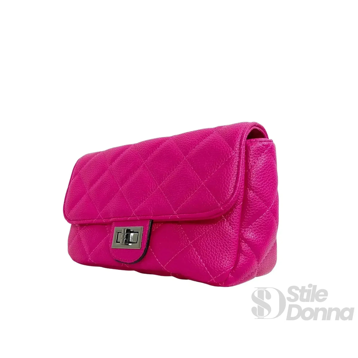 Pouch Clutch in Ecopelle con Catena