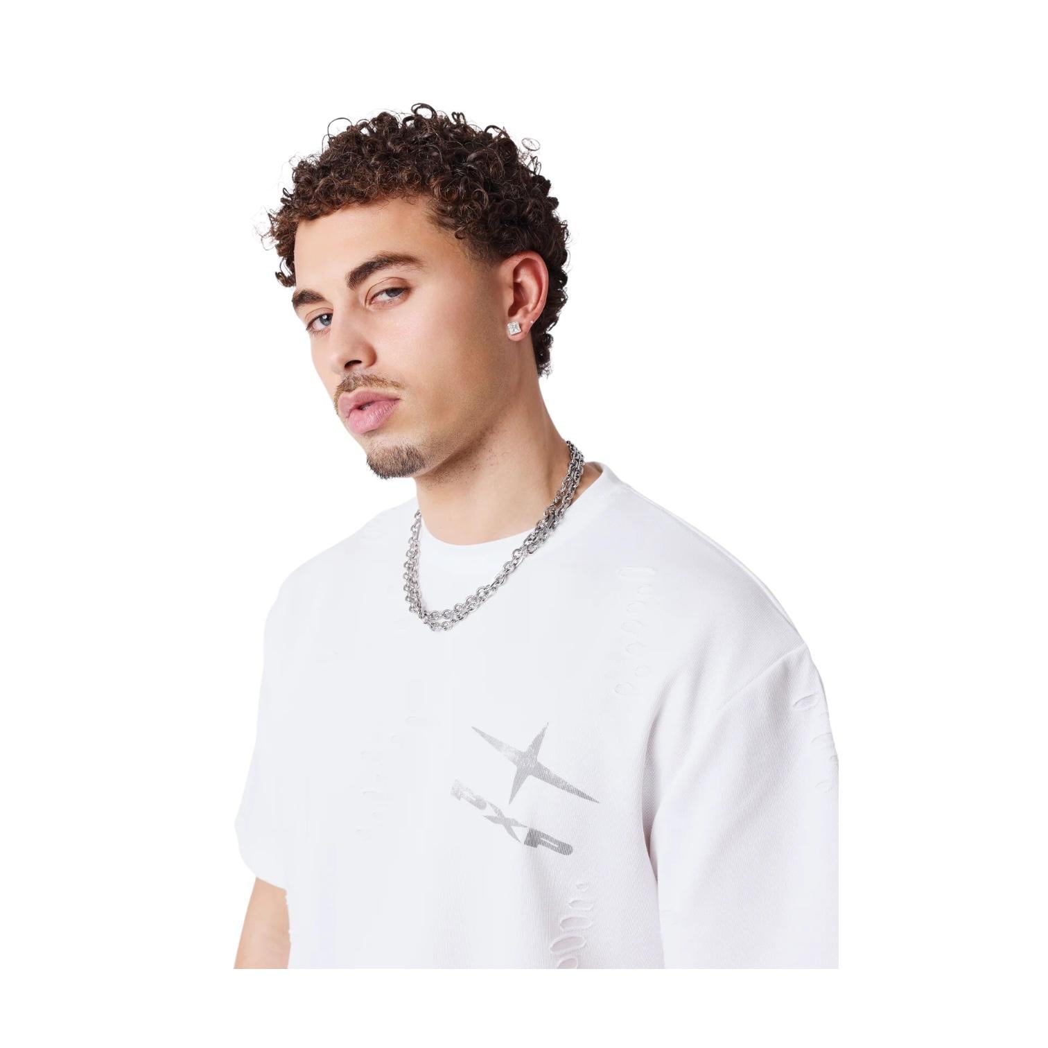 Project X Paris T-shirt Strutturata 2611109 Bianco