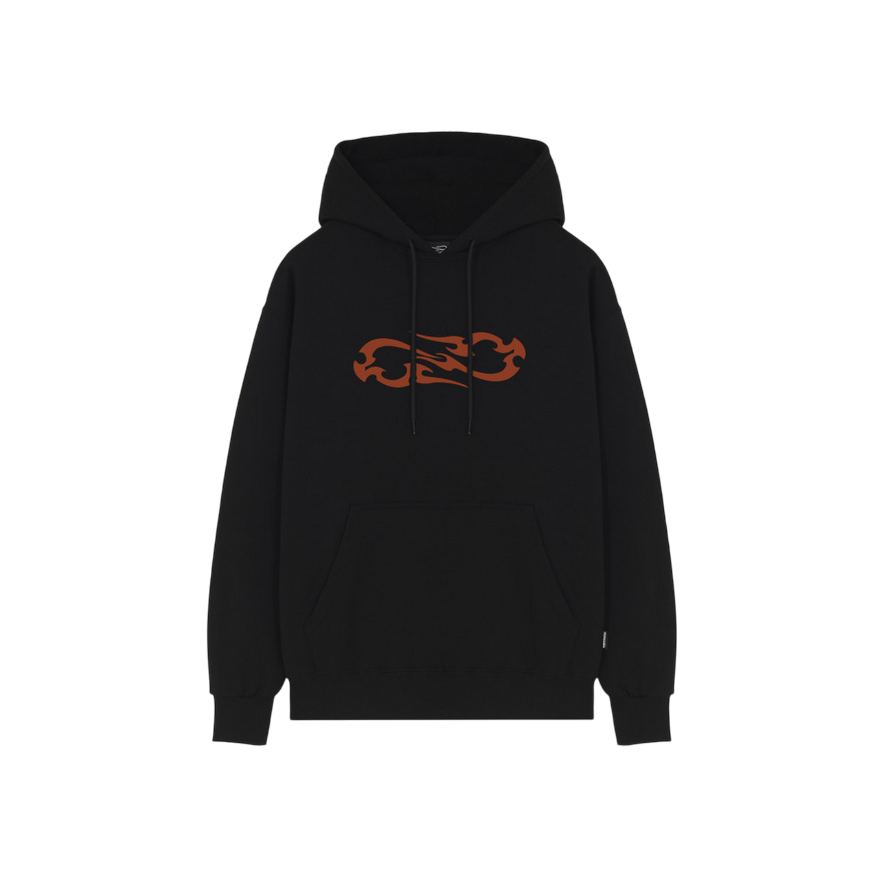 Propaganda Felpa con cappuccio Uomo Quill 25FWPRFE5440-01 Nero