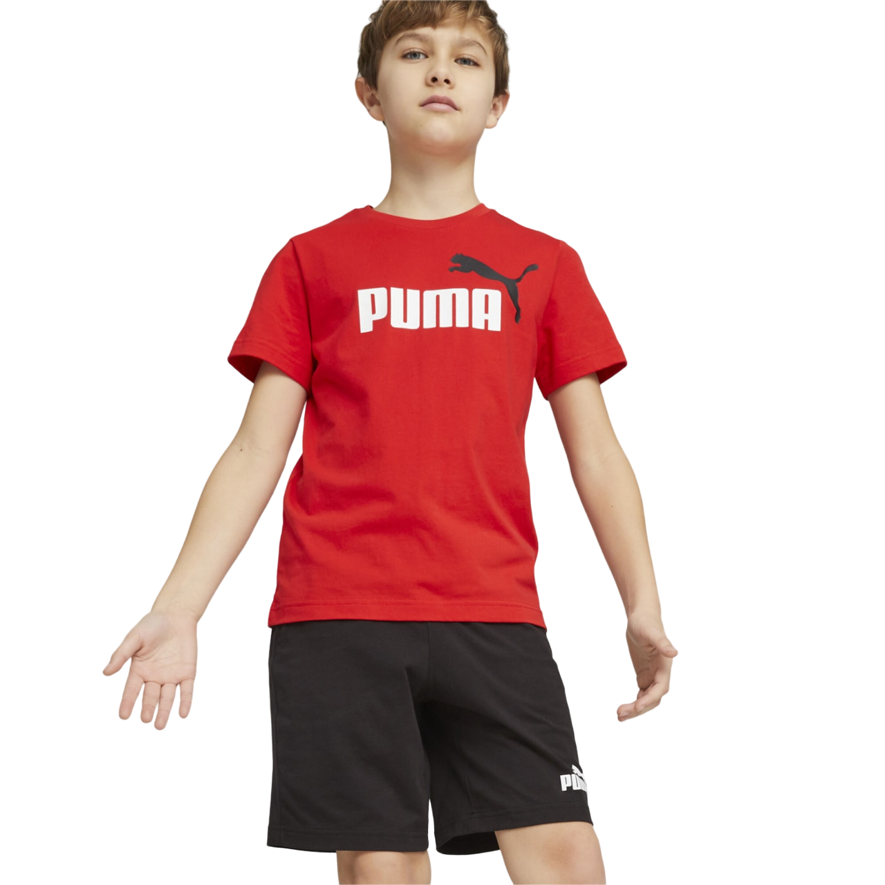 Puma Boys' Jersey T-shirt and Shorts Set 847310-21 Red