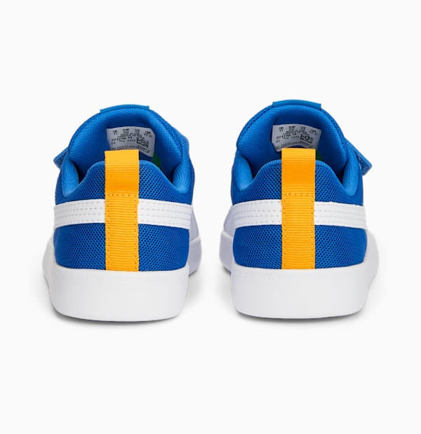 Puma Kids' Breathable Mesh Sneakers Courtflex v2 371758-14 victoria blue-white-zinnia