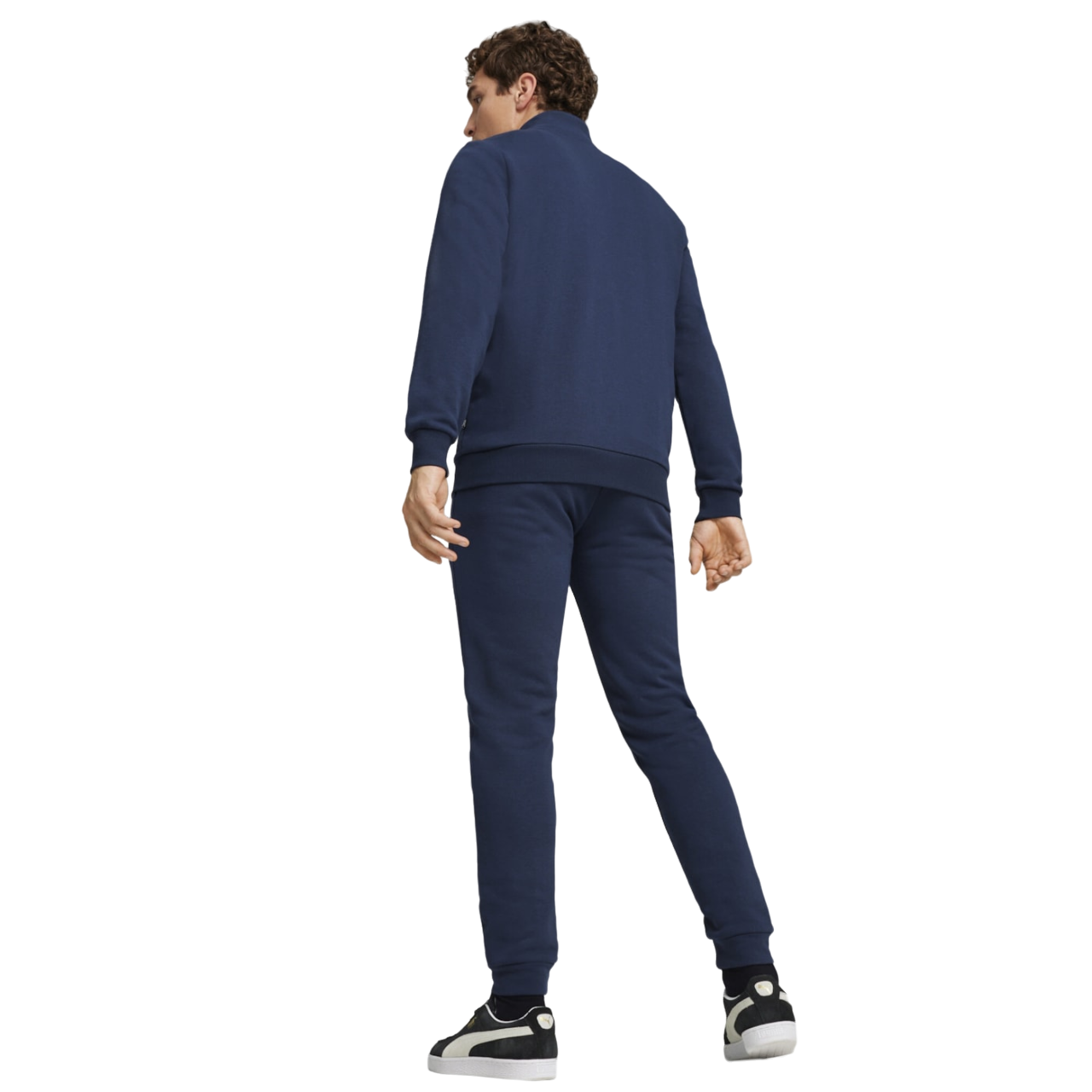 Puma Men's Brushed Cotton Tracksuit Clean Sweat Suit TR 585840-14 blue