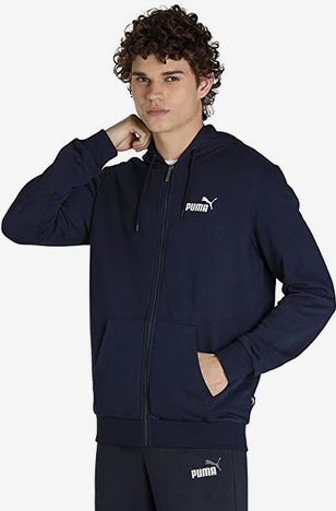 Puma Hoodie ESS Small Logo 586704-06 Navy Blue
