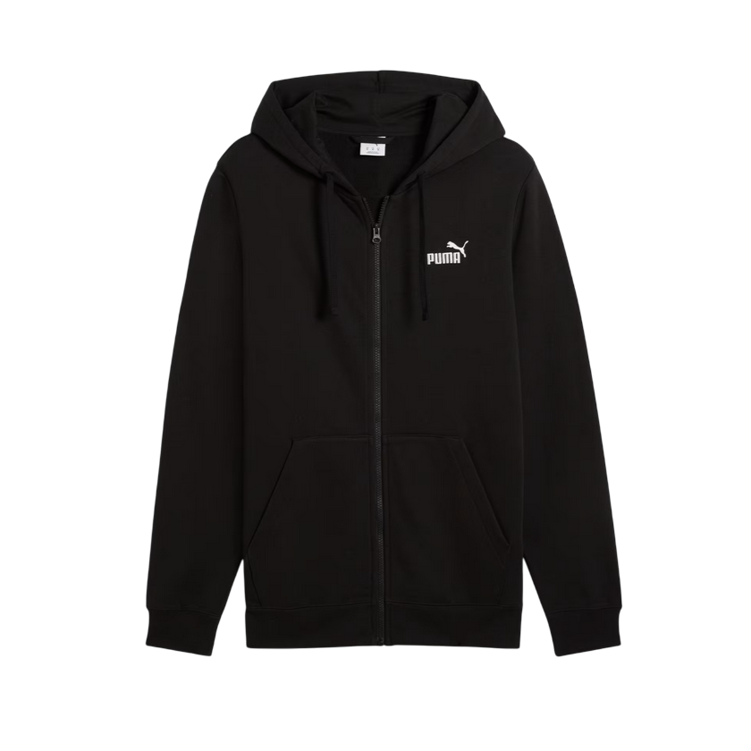 Puma Men's Essential Small Logo Embroidered Hoodie 682588-01 Black