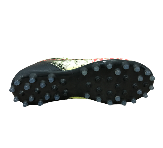 Puma Future 18.4 MG Junior Football Boots Yellow Red Black