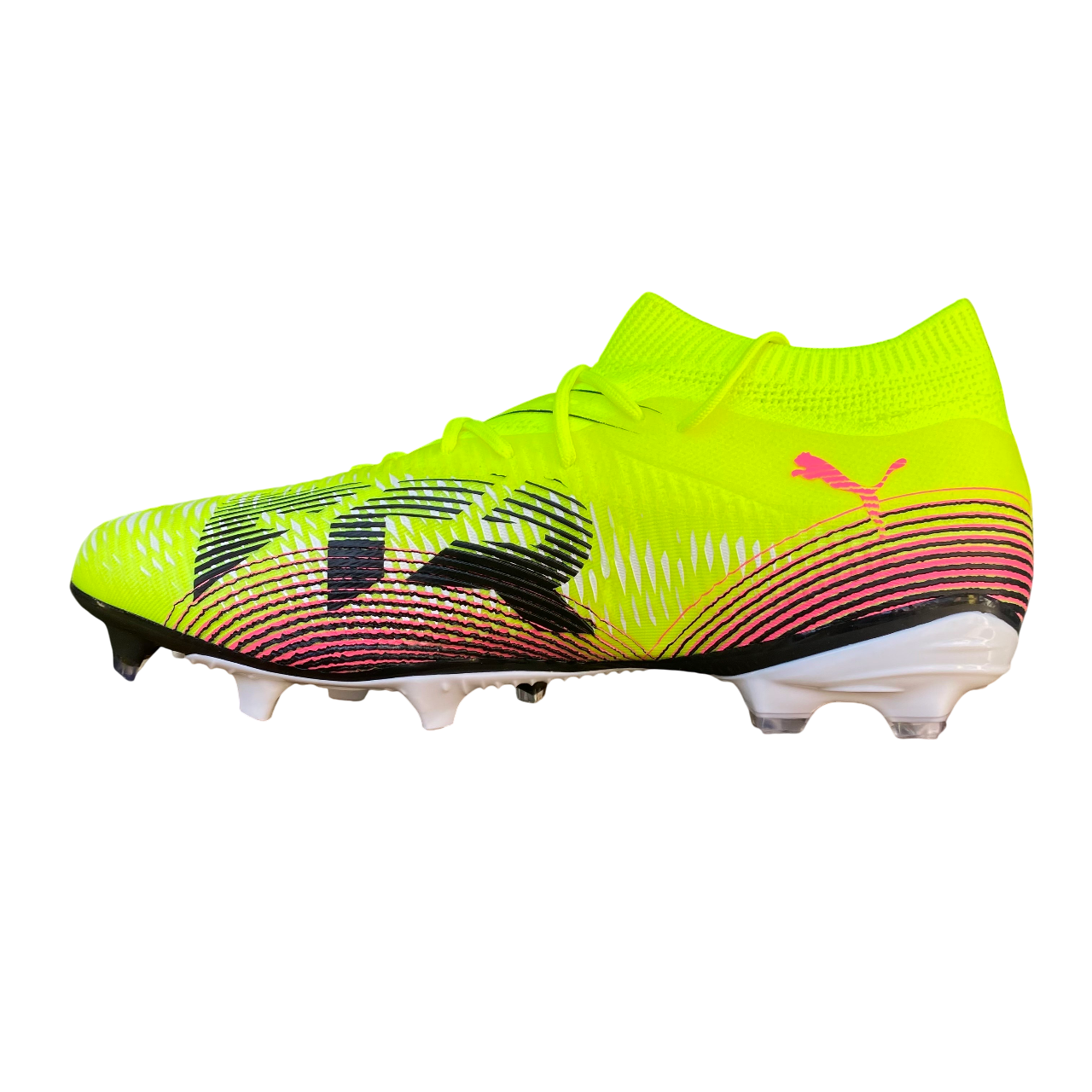 Puma Future 8 Match FG/AG Men's Football Boots Yellow Black
