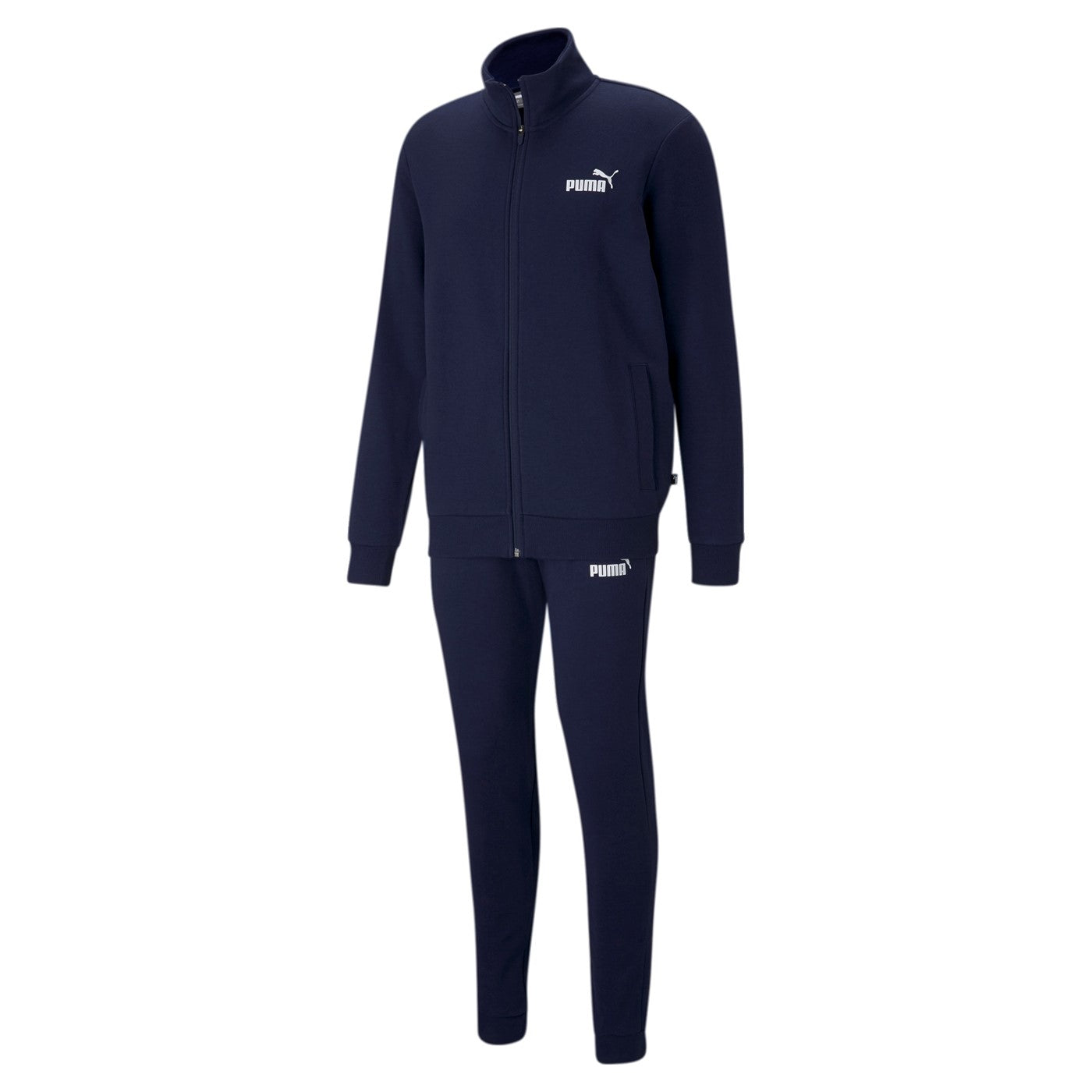 Puma Men's Brushed Cotton Tracksuit Clean Sweat Suit TR 585840 06 blue