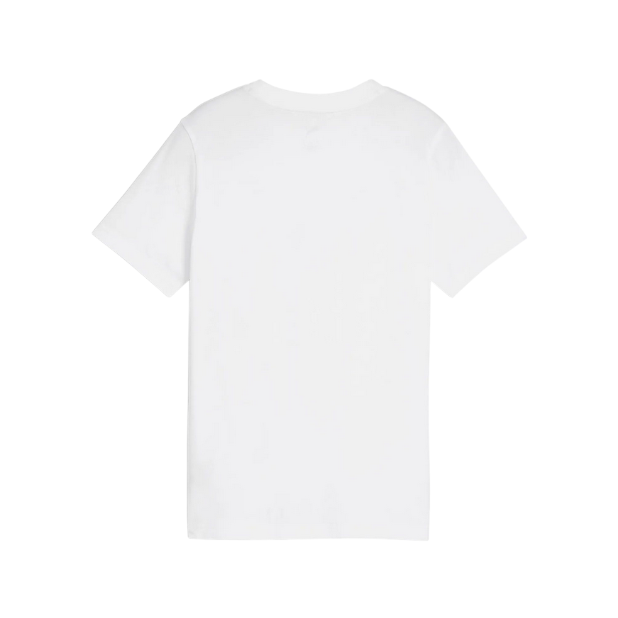 Puma Maglietta Junior Essential - Logo Grande - Bianco