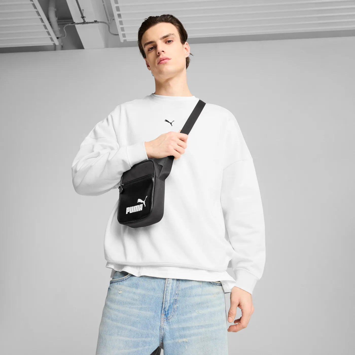 Puma Campus Waist Bag 091295-01 Black Unisex