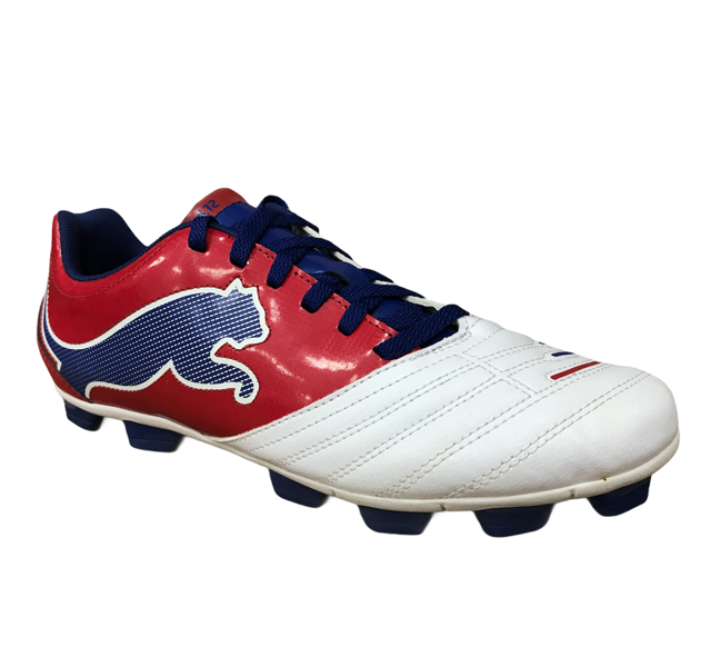Puma PowerCat 4.12 HG Men's Football Boots White Red Blue