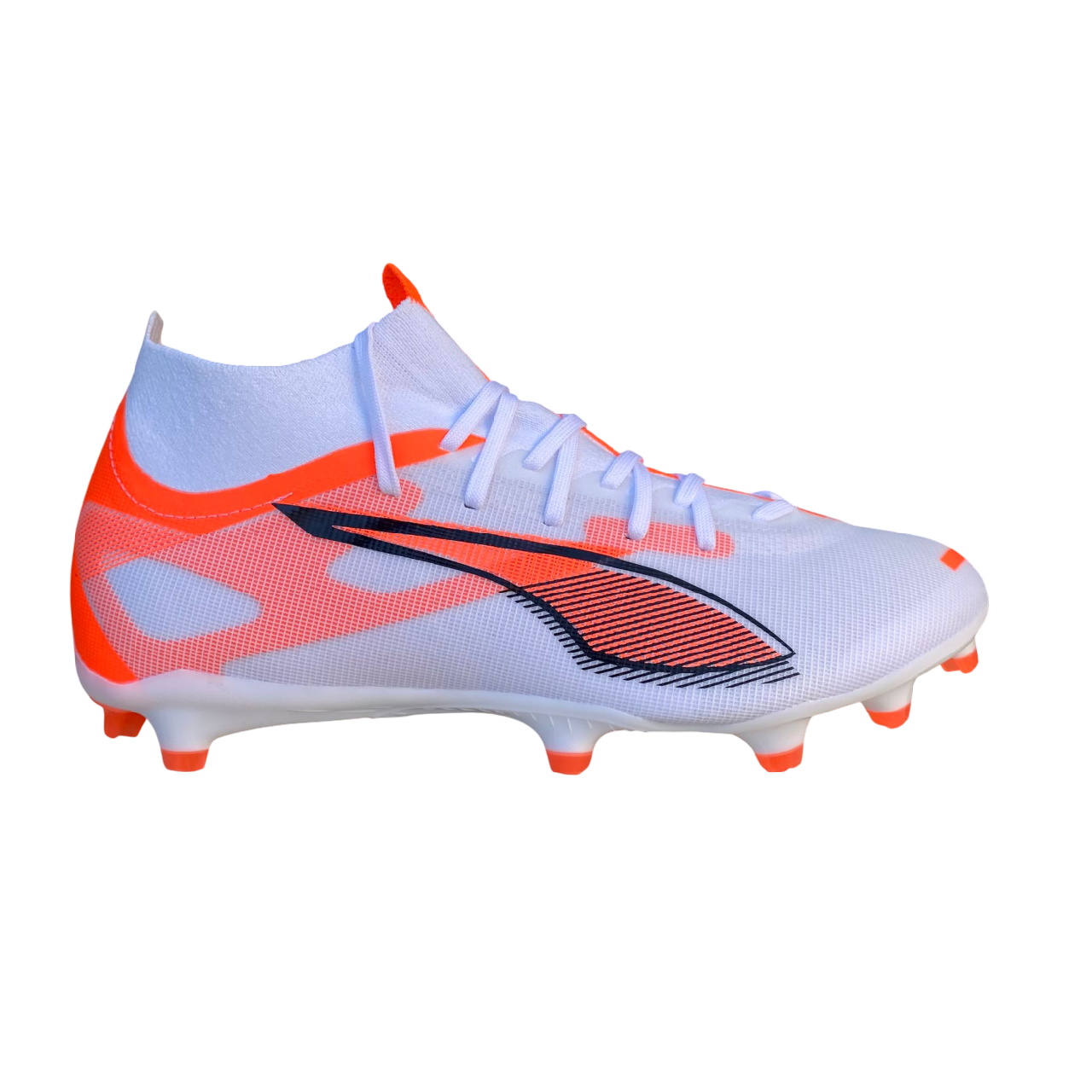 Puma Ultra 6 Match+ FG/AG Men's Football Boots White Black Red