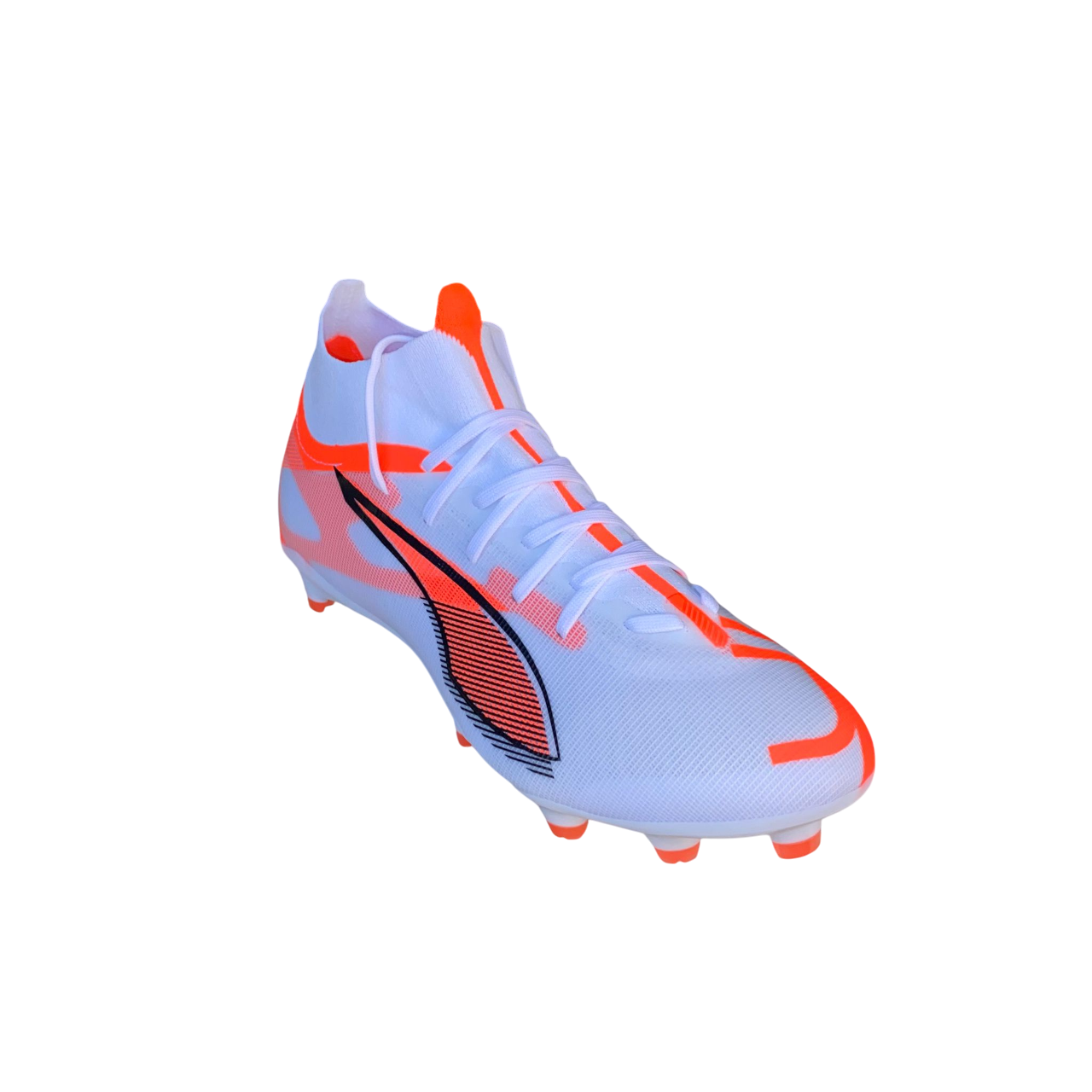 Puma Ultra 6 Match+ FG/AG Men's Football Boots White Black Red