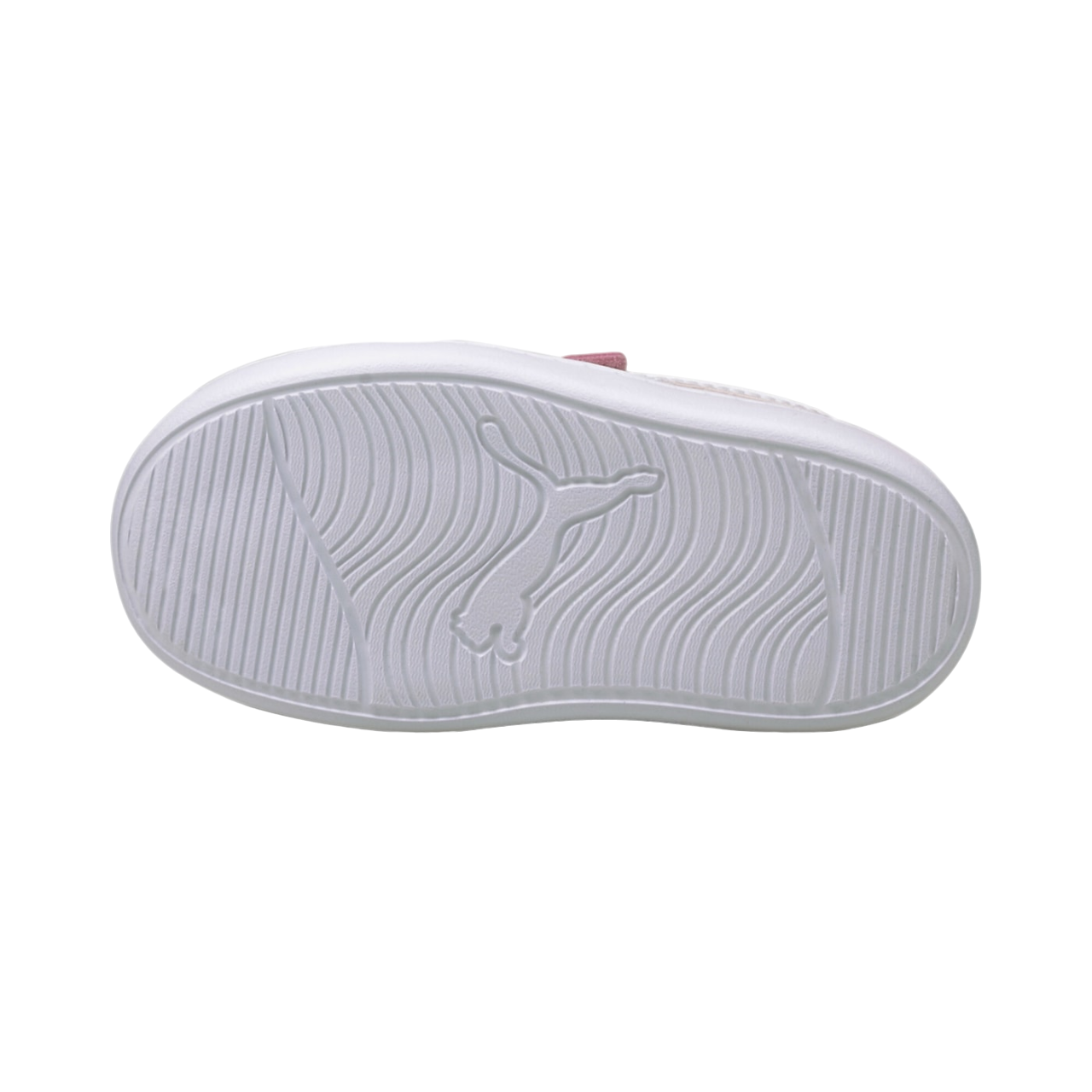 Puma Courtflex v2 Mesh V Girls' Hook-and-Loop Trainers 371759-08 Pink/White
