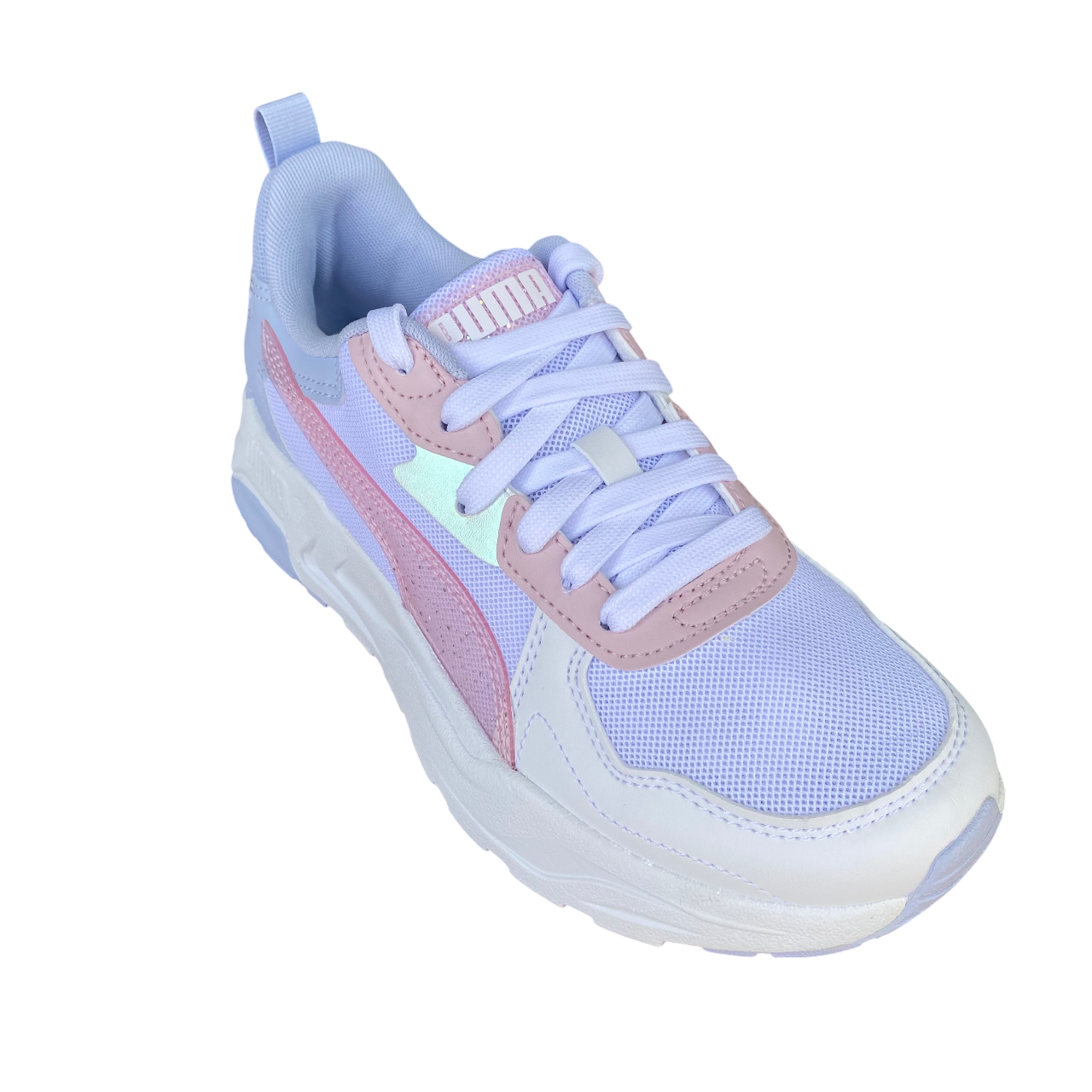 Puma girls' sneakers Trinity Lite Blurry 402265-01 white-mauve