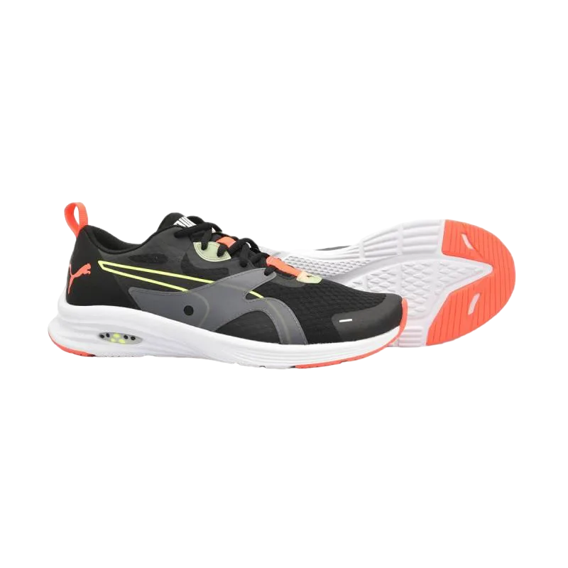 Puma Hybrid Fuego 192661-02 Black Yellow Alert Men's Training Gym Cross-Training Sneaker