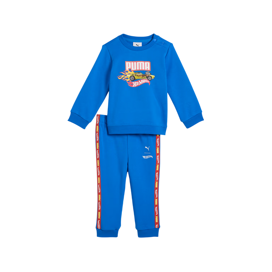 Puma Hot Wheels Boys' Infant Tracksuit 630073-58 Light Blue