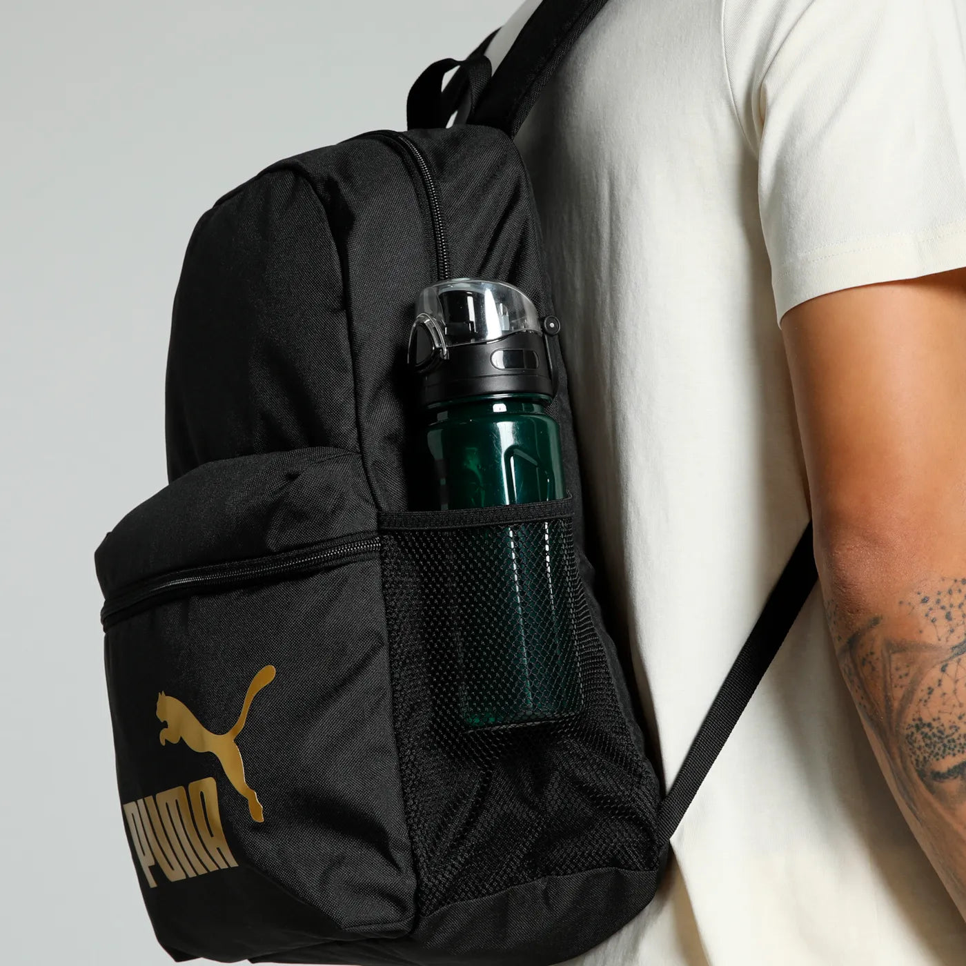 Puma multi-purpose backpack Phase 091164-03 black-gold