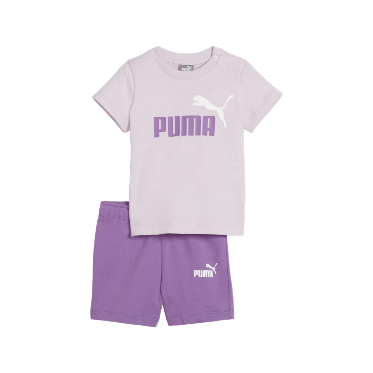 Puma Minicats Infant T-Shirt and Shorts Set 845839-59 Lilac-Violet