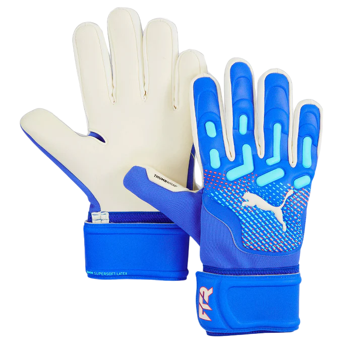 Puma Adult Future Mach Goalkeeper Gloves 041926-04 Blue-White