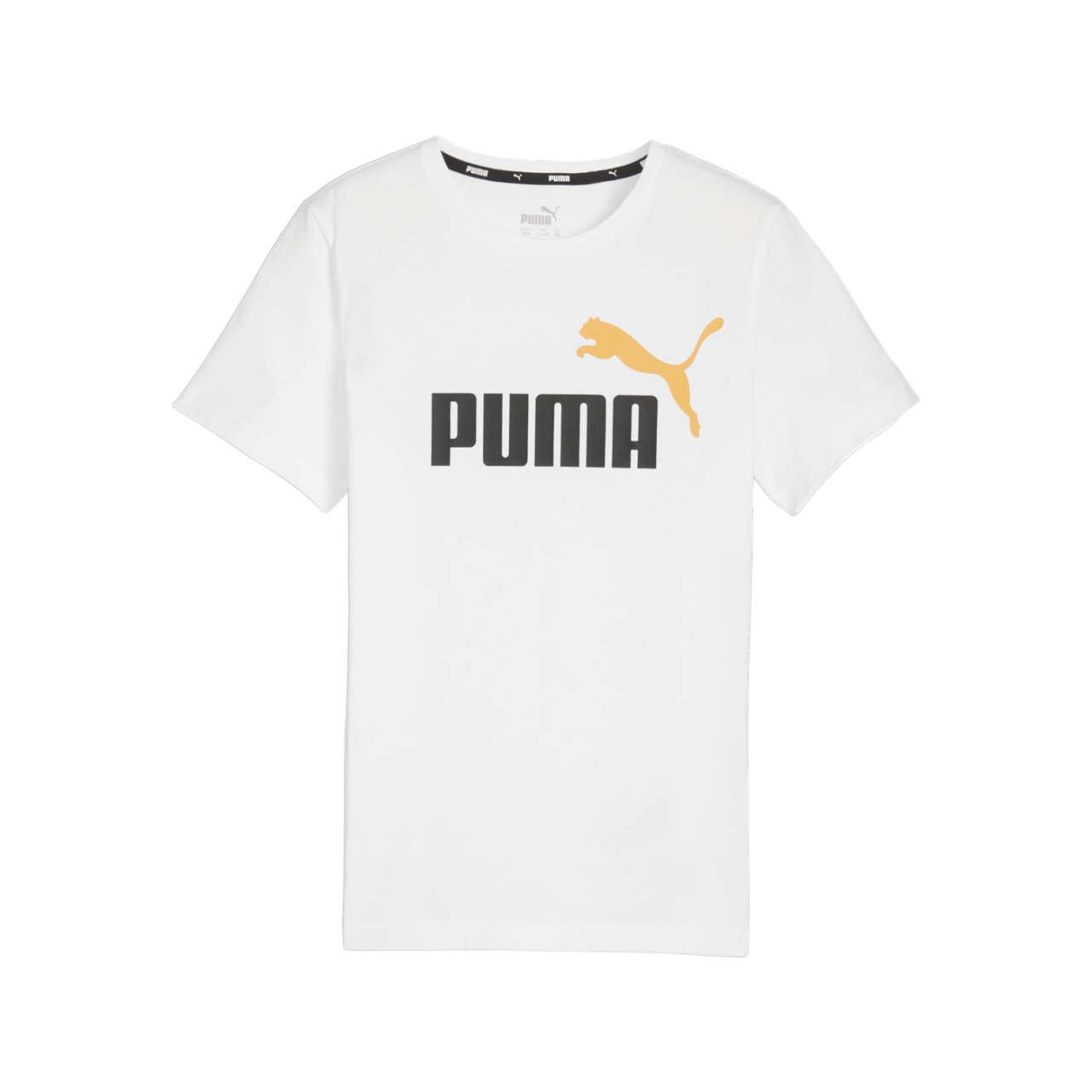 Puma ESS 2 Short Sleeve Large Logo Print T-Shirt 586985-35 White