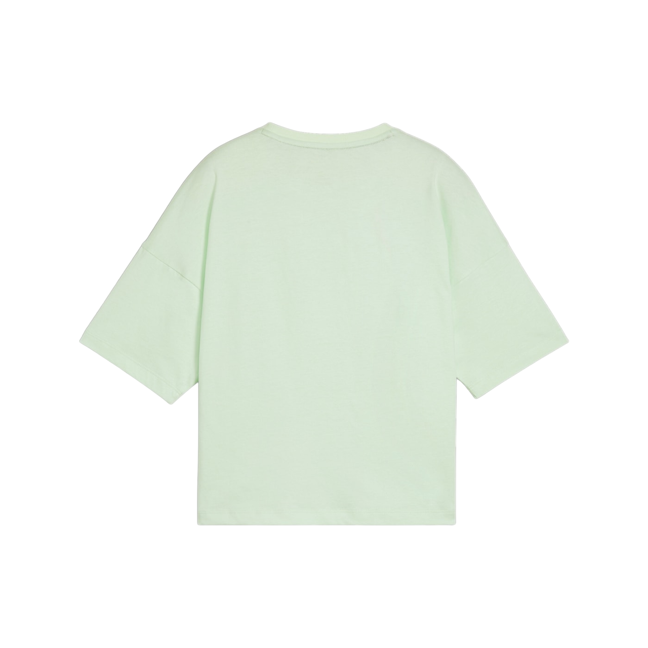 Puma Women's ESS Cropped Logo Short Sleeve T-Shirt 586866 88 Mint Green