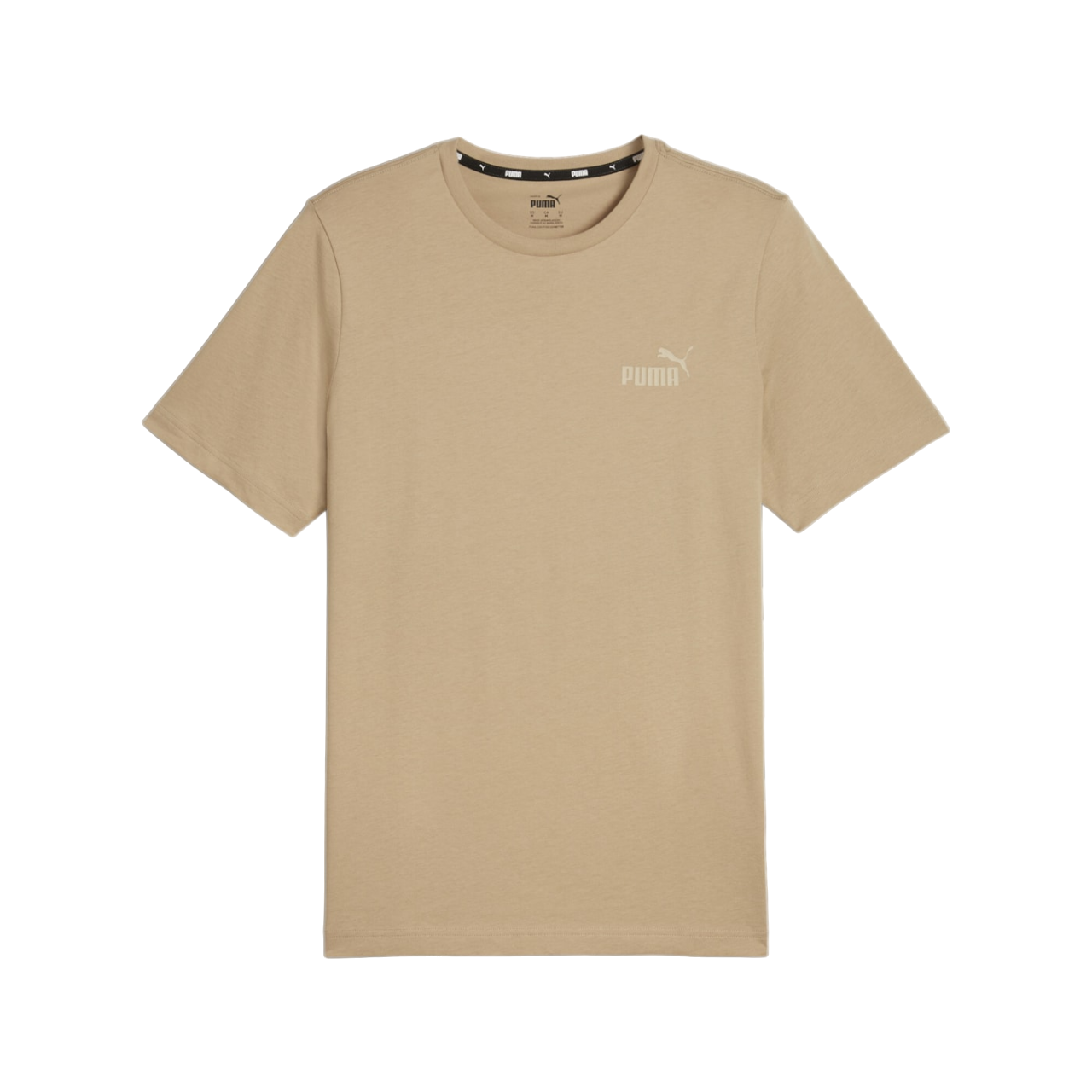 Puma Men's Short Sleeve T-Shirt with Small Logo Print ESS 586669-78 Dove Gray