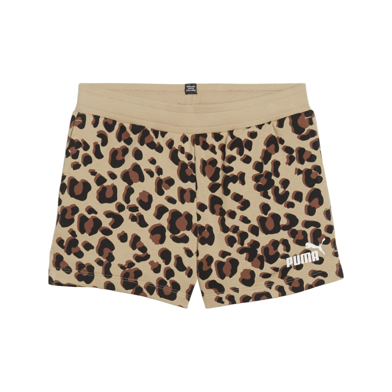 Puma Girls' Ess Animal Cotton Shorts 679414-83 Tortora