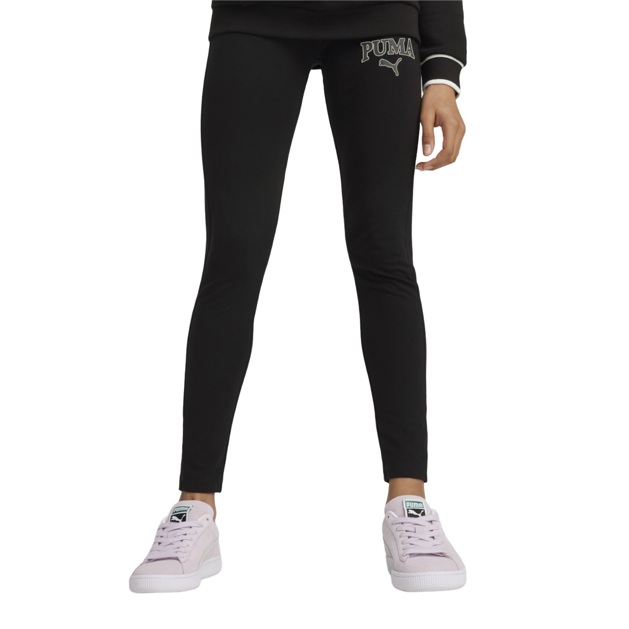 Puma Girls' Squad Slim Fit Sports Trousers 679390-01 Black