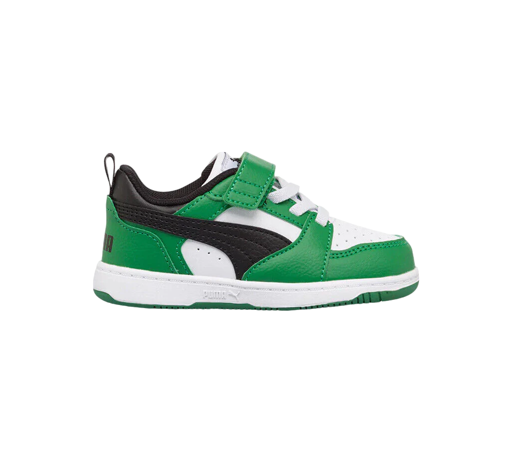 Puma Rebound v6 Lo Sneakers 397420-05 white-black-green