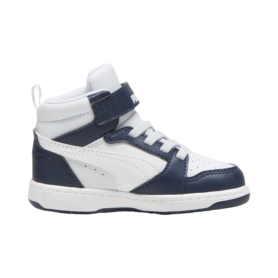 Puma Rebound V6 Mid 396542-17 blue-grey high-top junior trainers