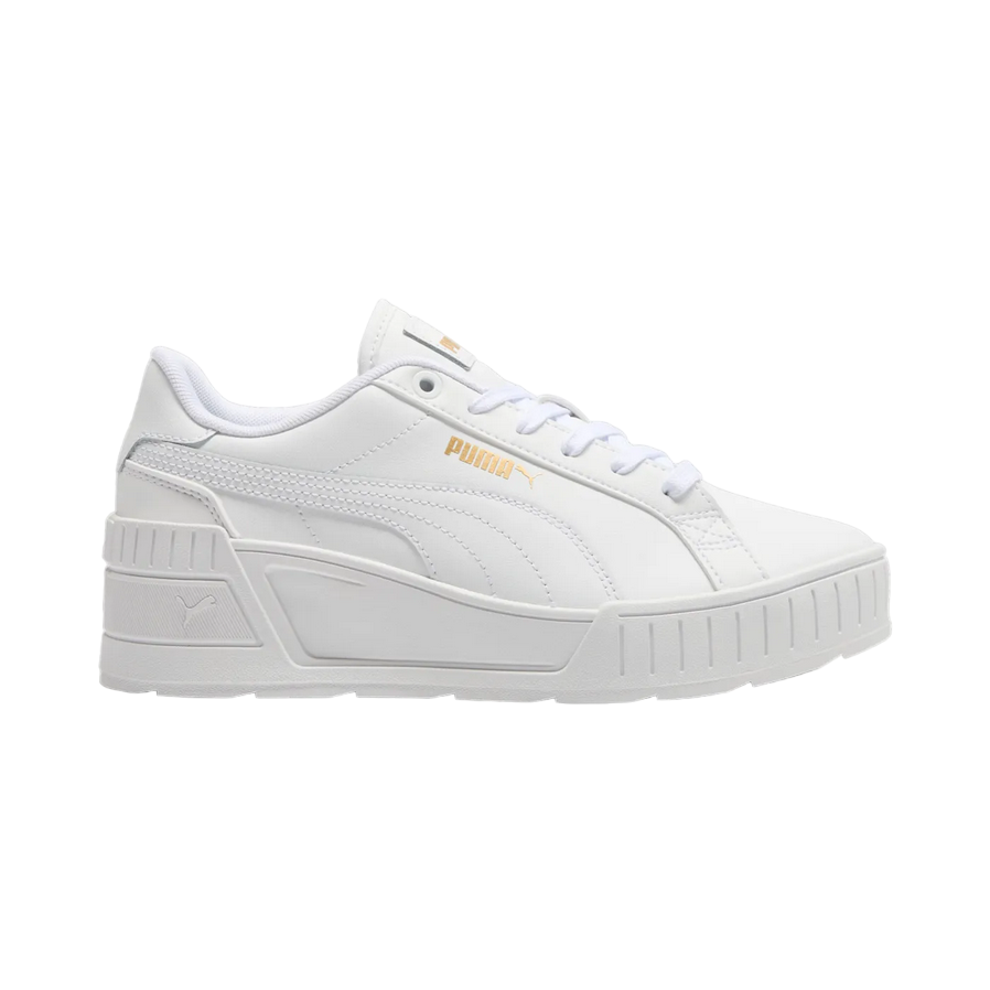 Puma women's sneaker with platform Karmen Wedge 390985-07 white-gold