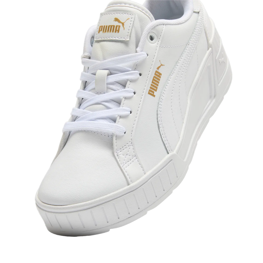 Puma women's sneaker with platform Karmen Wedge 390985-07 white-gold