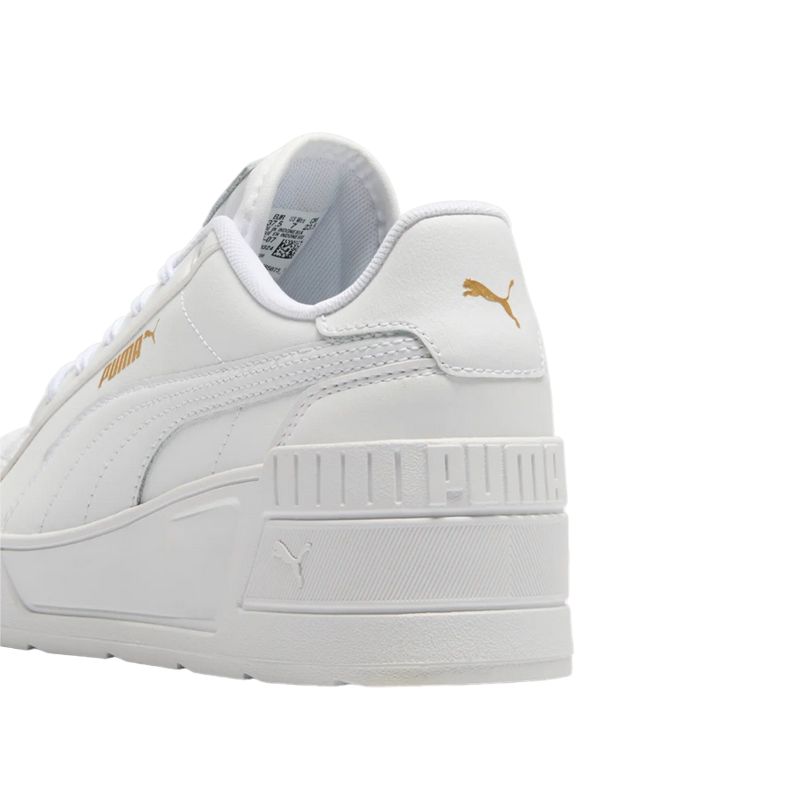 Puma women's sneaker with platform Karmen Wedge 390985-07 white-gold
