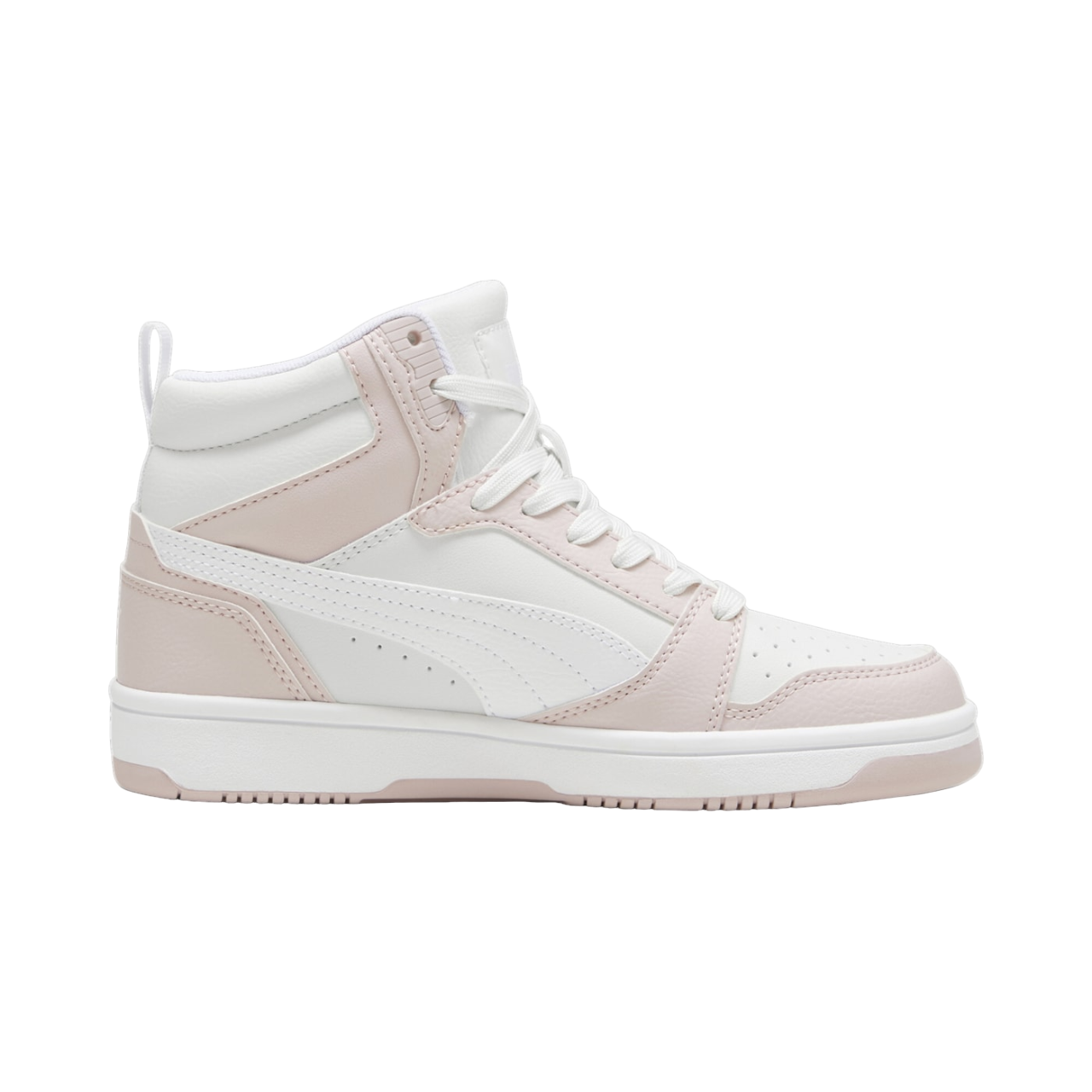 Puma girls' high-top sneakers Rebound V6 393831-20 mauve-white
