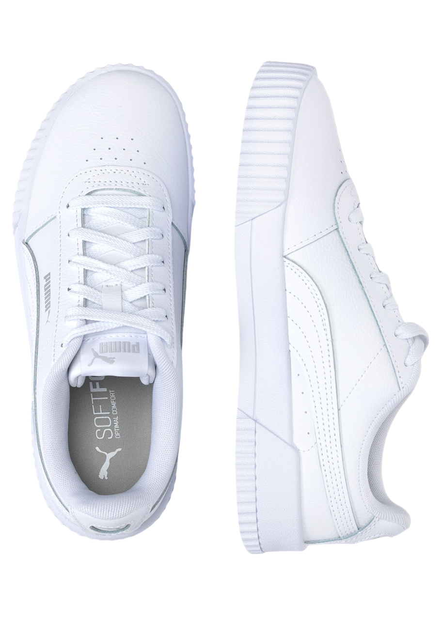 Puma Women's Carina L 370325 02 White/Silver Sneakers