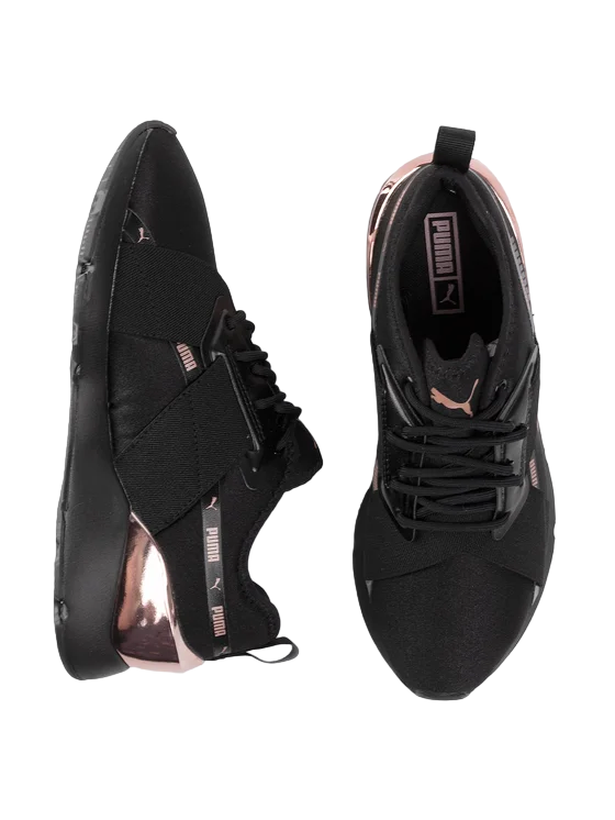 Puma women's sneakers Muse X-2 Metallic 370838 01 black