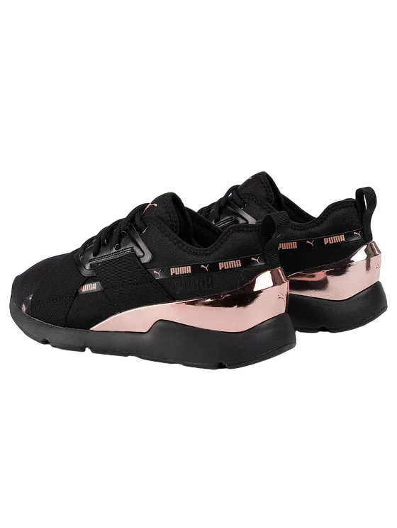 Puma women's sneakers Muse X-2 Metallic 370838 01 black