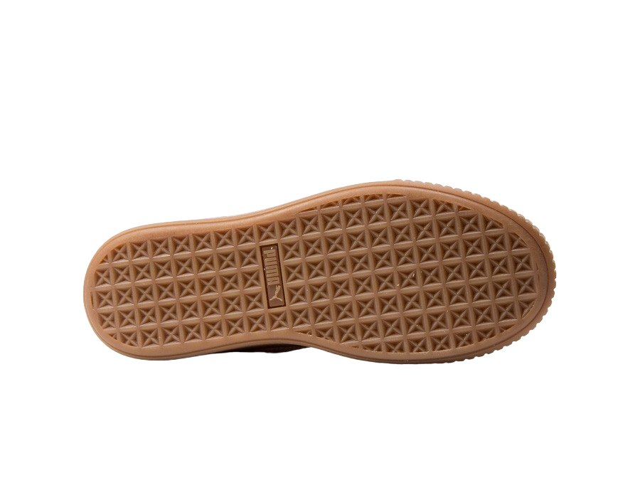 Puma Women's Suede Platform Animal 365109 02 Cameo Trainers