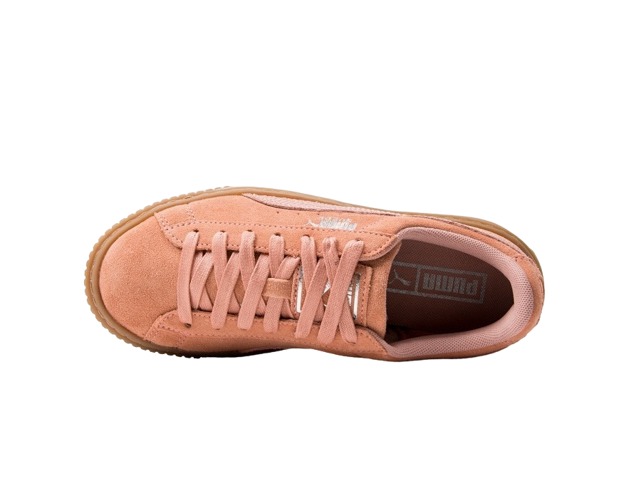 Puma Women's Suede Platform Animal 365109 02 Cameo Trainers