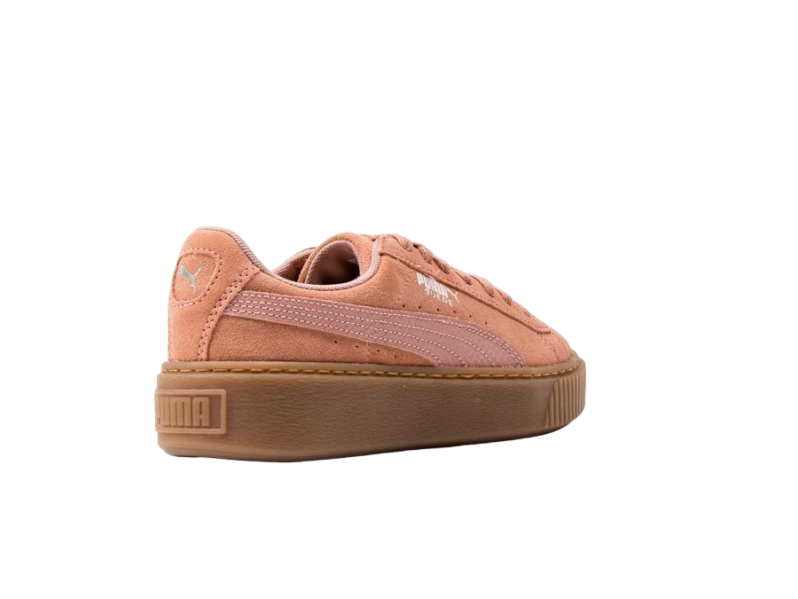 Puma Women's Suede Platform Animal 365109 02 Cameo Trainers