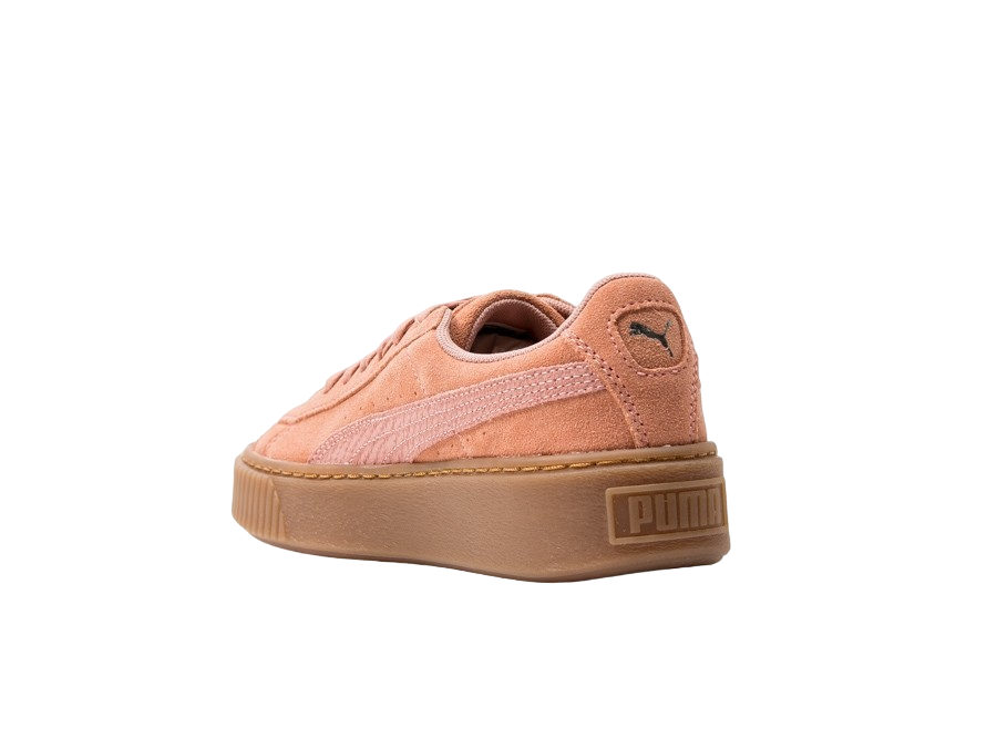 Puma Women's Suede Platform Animal 365109 02 Cameo Trainers
