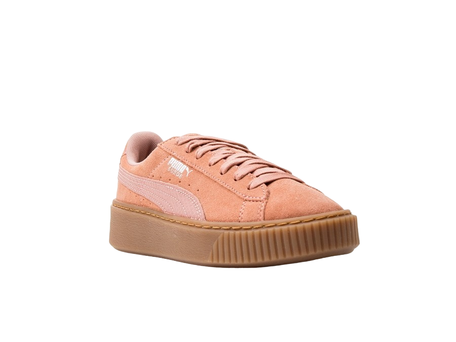 Puma Women's Suede Platform Animal 365109 02 Cameo Trainers