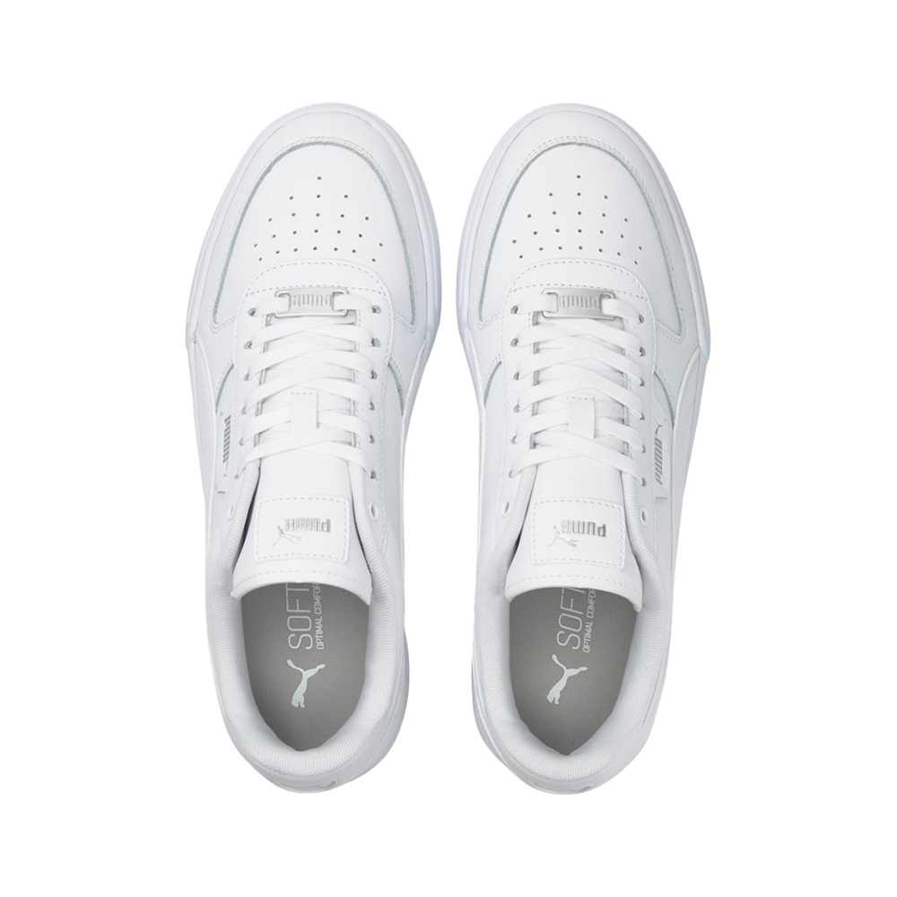Puma Men's Caven Dime Sneakers 384953 02 White Silver