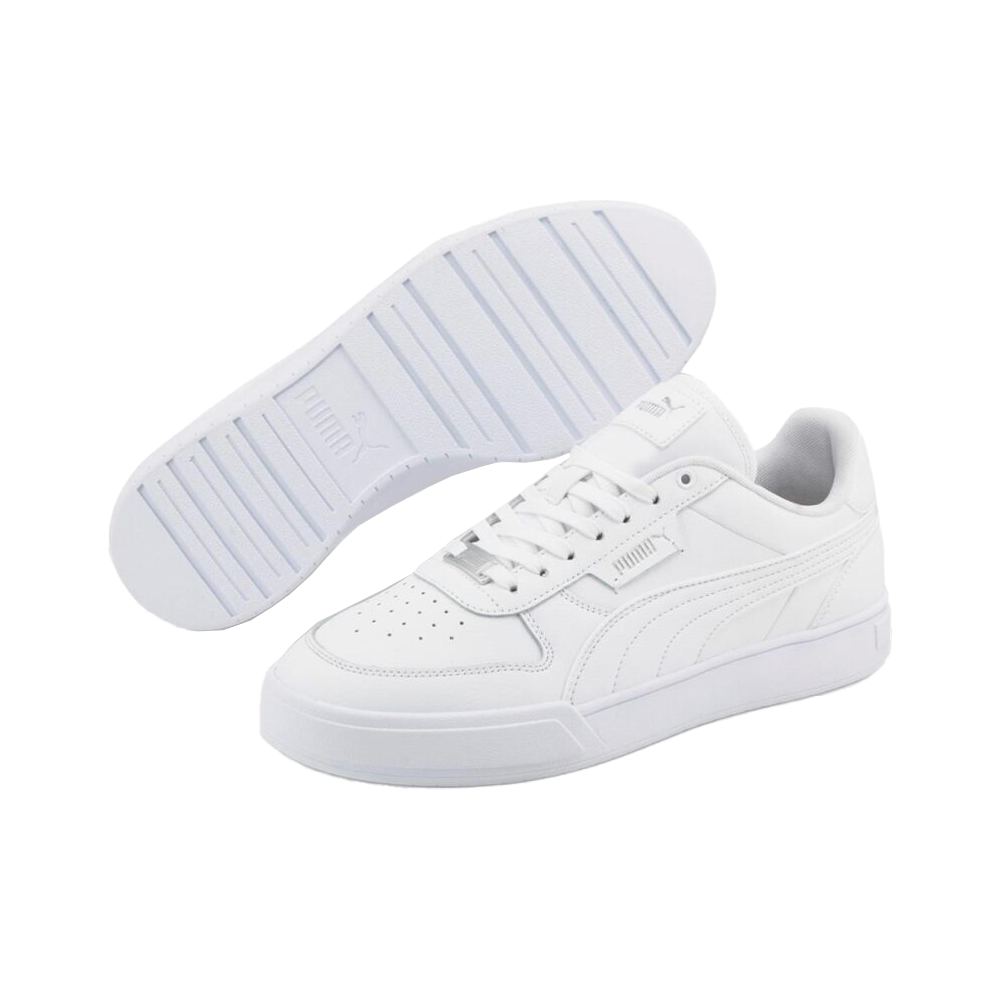 Puma Men's Caven Dime Sneakers 384953 02 White Silver