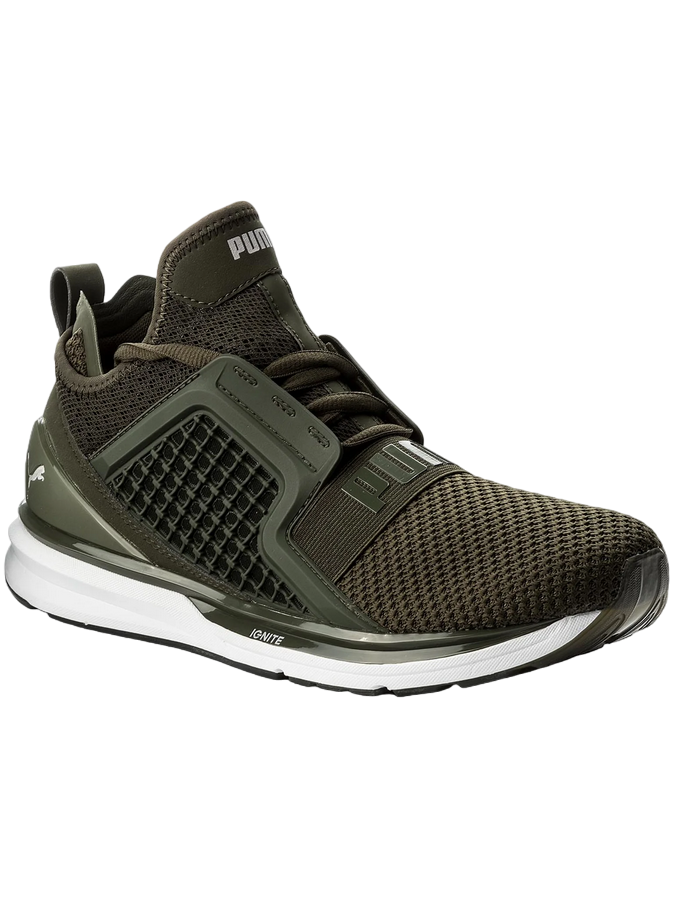 Puma Men's Ignite Limitless Weave Sneakers 190503 01 Green