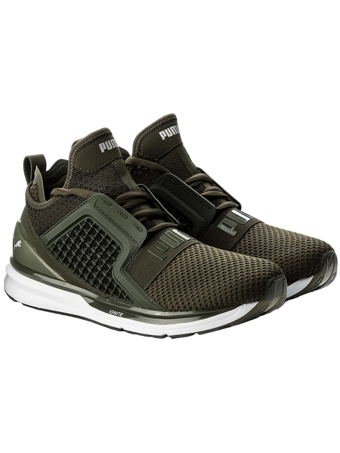 Puma Men's Ignite Limitless Weave Sneakers 190503 01 Green