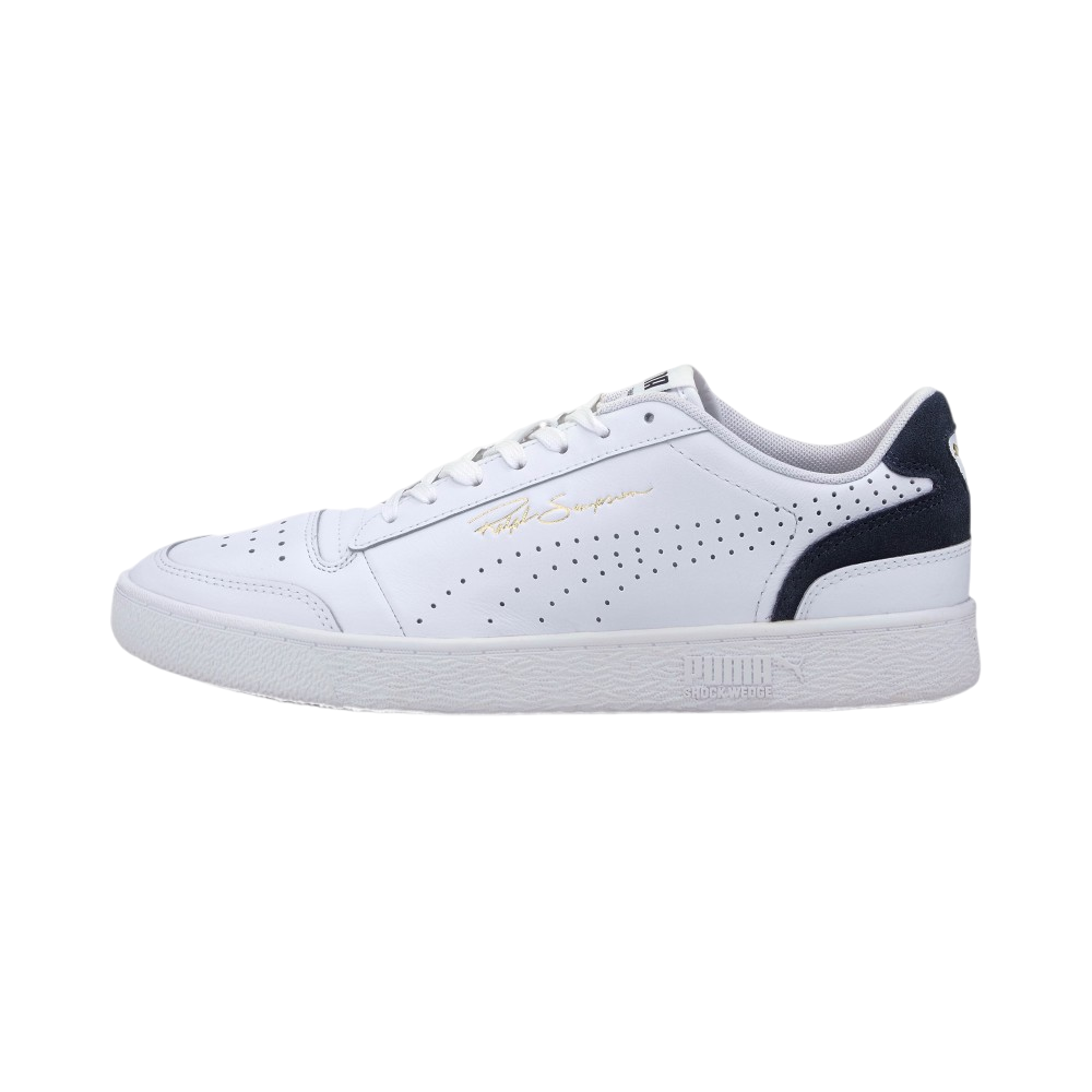 Puma Men's Ralph Sampson Lo Perf Colorblock Sneakers 374751 05 White Black
