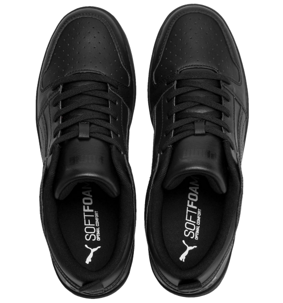 Puma Men's Rebound LayUp 369866 04 Black Sneakers