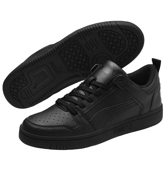 Puma Men's Rebound LayUp 369866 04 Black Sneakers